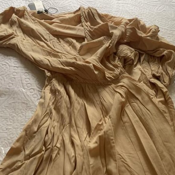 Gorgeous Brand New Erika Pena Draped Wrap Maxi Dress - Picture 8 of 14